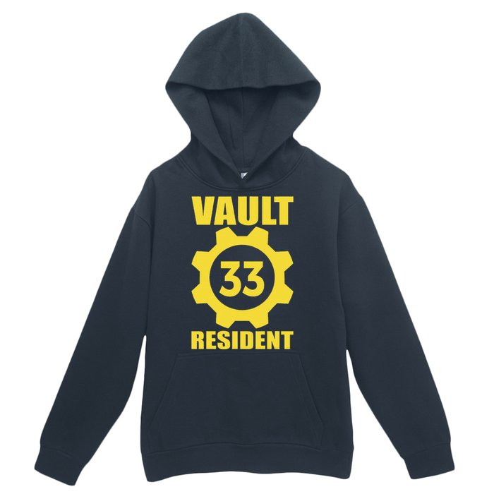 Vault 33 Resident Funny Yellow Blue Urban Pullover Hoodie