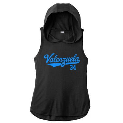 Valenzuela 34 Ladies PosiCharge Tri-Blend Wicking Draft Hoodie Tank