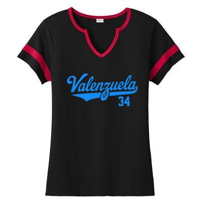 Valenzuela 34 Ladies Halftime Notch Neck Tee