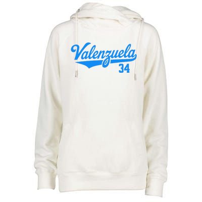 Valenzuela 34 Womens Funnel Neck Pullover Hood