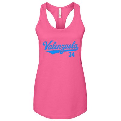 Valenzuela 34 Women's Racerback Tank