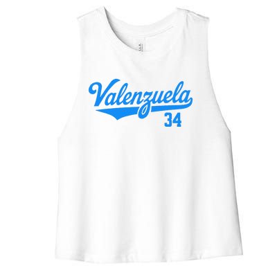 Valenzuela 34 Women's Racerback Cropped Tank