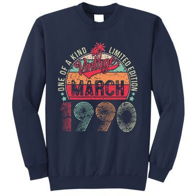 Vintage 33 Year Old March 1990 Limited Edition 33rd Birthday Sweatshirt