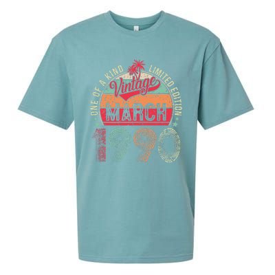 Vintage 33 Year Old March 1990 Limited Edition 33rd Birthday Sueded Cloud Jersey T-Shirt