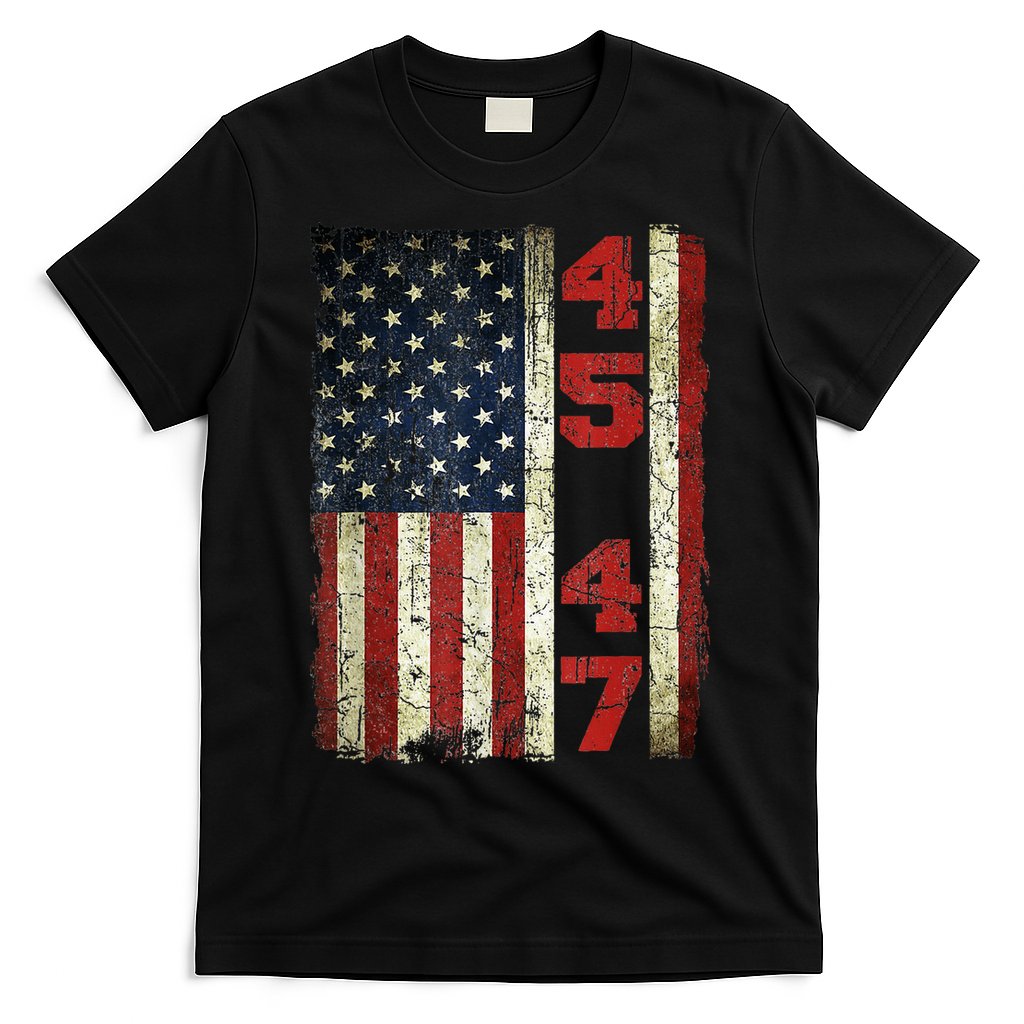 Vintage 45 47 America Flag T-Shirt