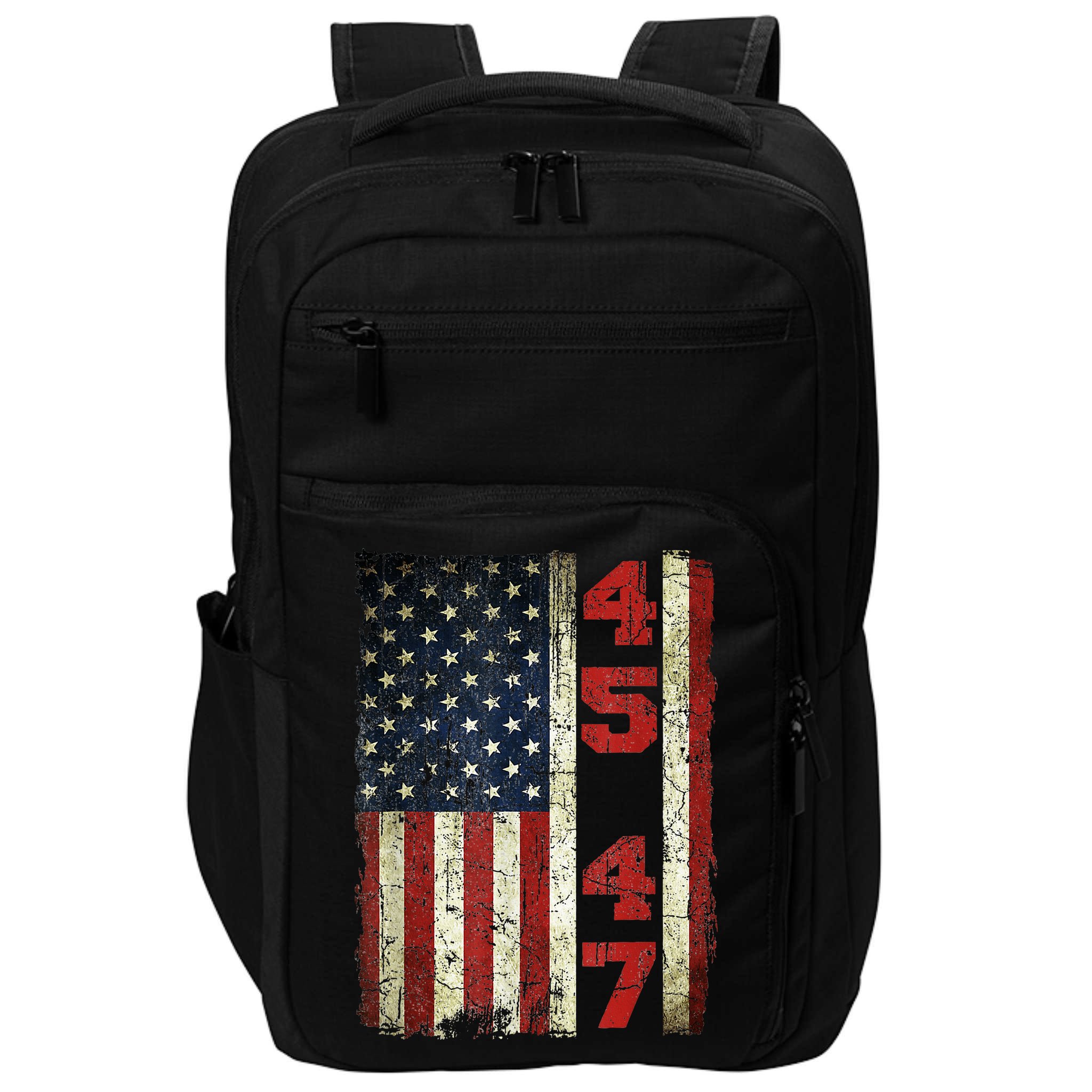 Vintage 45 47 America Flag Impact Tech Backpack