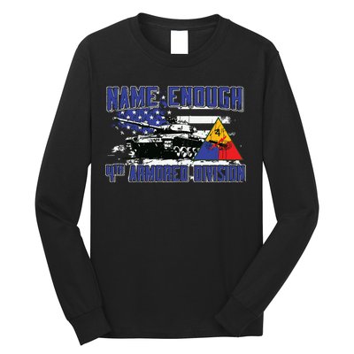 Veteran 4th Armored Division Breakthrough Vintage Gift Long Sleeve Shirt