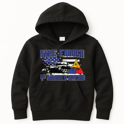 Veteran 4th Armored Division Breakthrough Vintage Gift Kids Hoodie