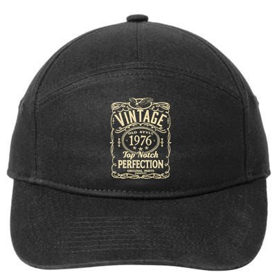 Vintage 47th Birthday top notch 1976 7-Panel Snapback Hat