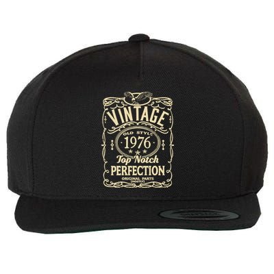 Vintage 47th Birthday top notch 1976 Wool Snapback Cap