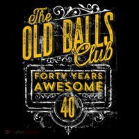  Vintage 40th Birthday Old Balls Club for Old Man Birthday Tall T-Shirt