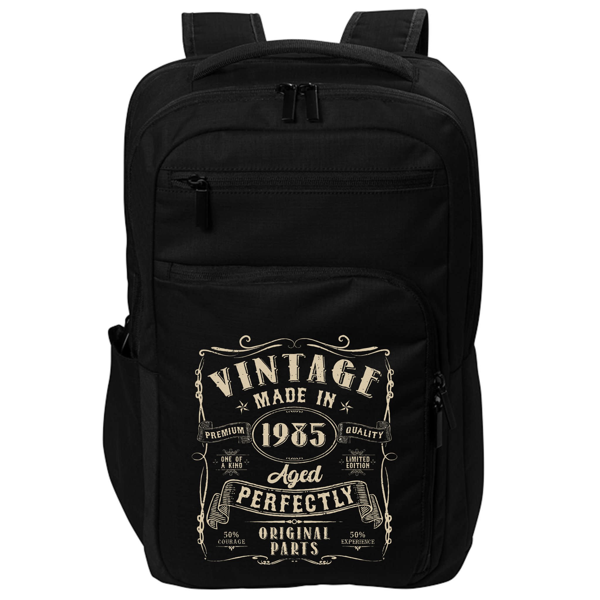 Vintage 40th Birthday Decorations Funny 1985 40 Birthday Gift Impact Tech Backpack