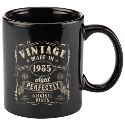 Vintage 40th Birthday Decorations Funny 1985 40 Birthday Gift 11oz C Handle Ceramic Mug