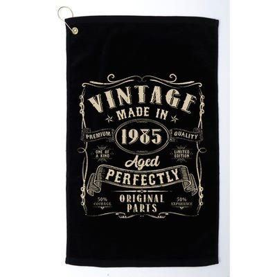 Vintage 40th Birthday Decorations Funny 1985 40 Birthday Gift Golf Towel