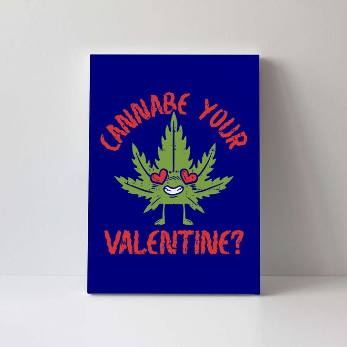 Valentine 420 Cannabis Marijuana Weed Stoner Canvas