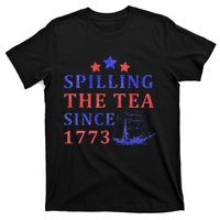 Vintage 4Th July Spilling the Tea Since 1773 Fourth of July T-Shirt