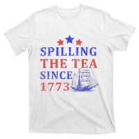 Vintage 4Th July Spilling the Tea Since 1773 Fourth of July T-Shirt