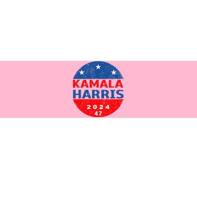 Vote 47 Kamala Harris 2024 President America Election Design Bumper Sticker