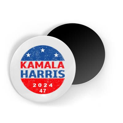 Vote 47 Kamala Harris 2024 President America Election Design Magnet