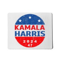 Vote 47 Kamala Harris 2024 President America Election Design Mousepad