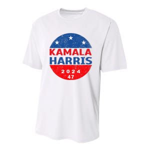 Vote 47 Kamala Harris 2024 President America Election Design Youth Performance Sprint T-Shirt