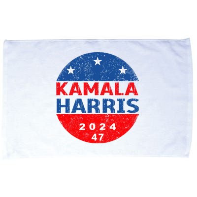 Vote 47 Kamala Harris 2024 President America Election Design Microfiber Hand Towel