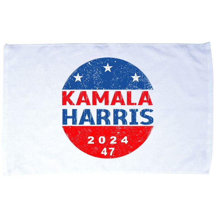 Vote 47 Kamala Harris 2024 President America Election Design Microfiber Hand Towel