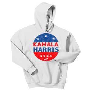 Vote 47 Kamala Harris 2024 President America Election Design Kids Hoodie