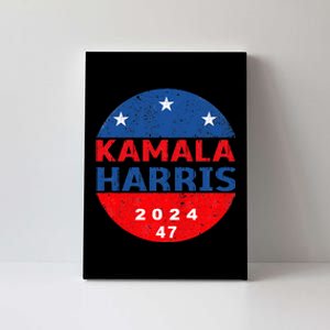 Vote 47 Kamala Harris 2024 President America Election Canvas