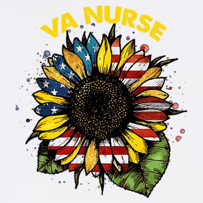 Vintage 4th Of July Va Nurse Patriotic Real American T-Shirt