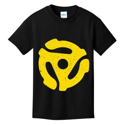 Vintage 45 Rpm Vinyl Record Adapter Music Kids T-Shirt