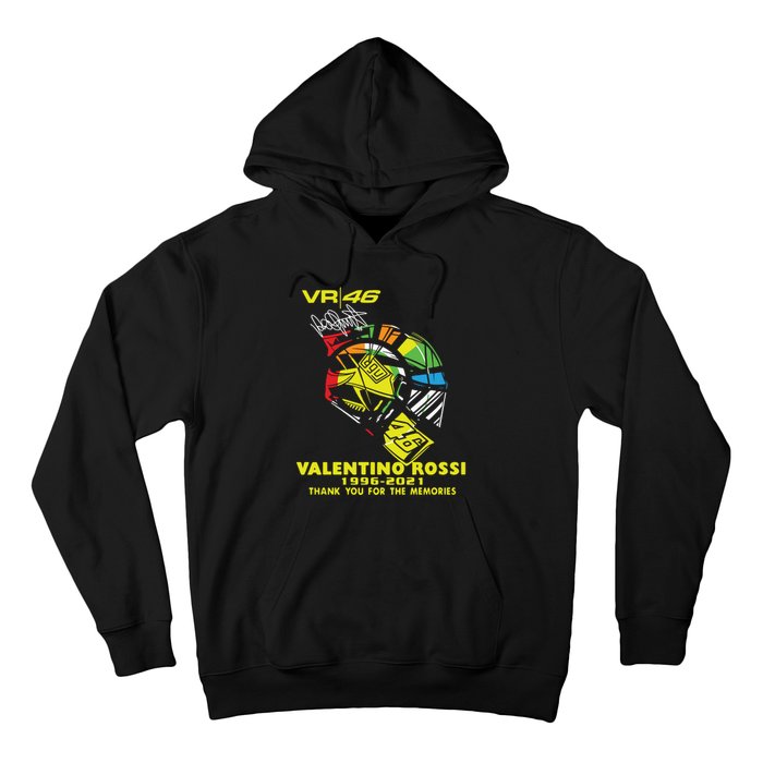 Vr 46 Valentino Rossi 19962021 Thank You For The Memories Hoodie