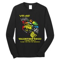 Vr 46 Valentino Rossi 19962021 Thank You For The Memories Long Sleeve Shirt