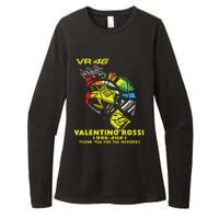 Vr 46 Valentino Rossi 19962021 Thank You For The Memories Womens CVC Long Sleeve Shirt