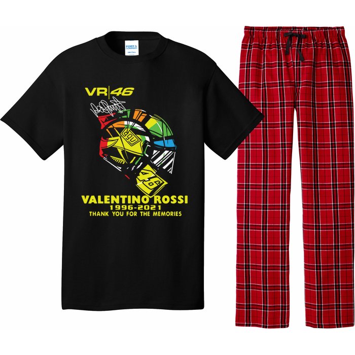 Vr 46 Valentino Rossi 19962021 Thank You For The Memories Pajama Set