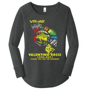 Vr 46 Valentino Rossi 19962021 Thank You For The Memories Women's Perfect Tri Tunic Long Sleeve Shirt