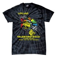 Vr 46 Valentino Rossi 19962021 Thank You For The Memories Tie-Dye T-Shirt