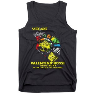 Vr 46 Valentino Rossi 19962021 Thank You For The Memories Tank Top