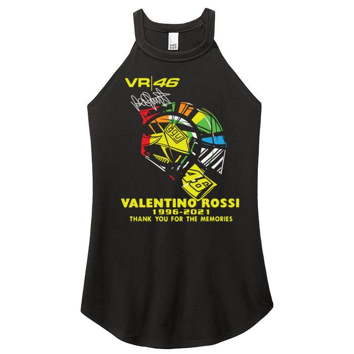 Vr 46 Valentino Rossi 19962021 Thank You For The Memories Women's Perfect Tri Rocker Tank