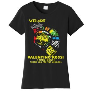 Vr 46 Valentino Rossi 19962021 Thank You For The Memories Women's T-Shirt