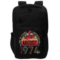 Vintage 49 Years Old August 1974 49th Birthday Impact Tech Backpack