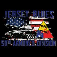 Veteran 50th Armored Division Jersey Blues Vintage Gifts Bucket Hat