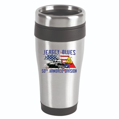 Veteran 50th Armored Division Jersey Blues Vintage Gifts 16oz Travel Tumbler