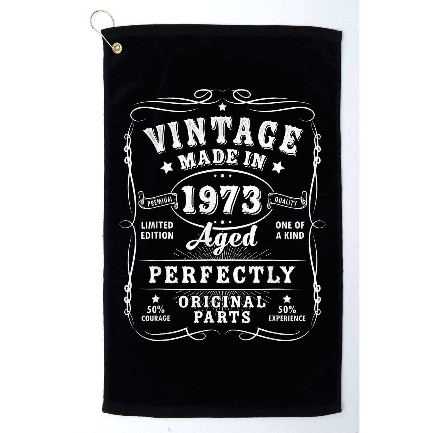 Vintage 50th Birthday Decorations M.e.n.s Funny 1973 50 Birthday Golf Towel