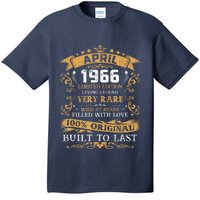 Vintage 55th Birthday April 1966 Shirt 55 Years Old T-Shirt