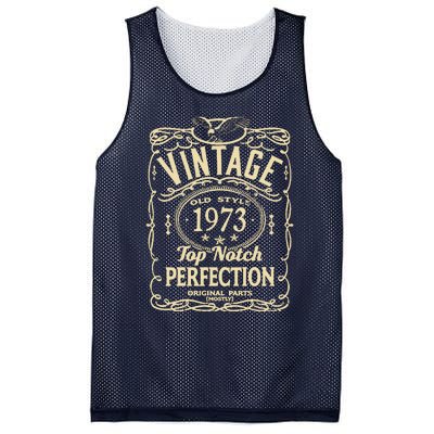 Vintage 50th Birthday top notch 1973 Mesh Reversible Basketball Jersey Tank