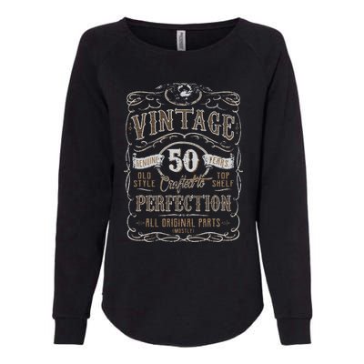 Vintage 50th Birthday Idea Womens California Wash Sweatshirt