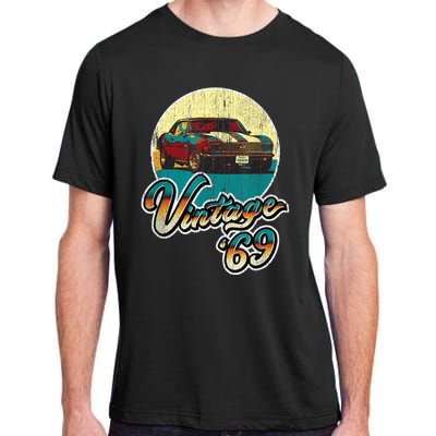 Vintage 50th Birthday 1969 Classic Muscle Car Gift Adult ChromaSoft Performance T-Shirt