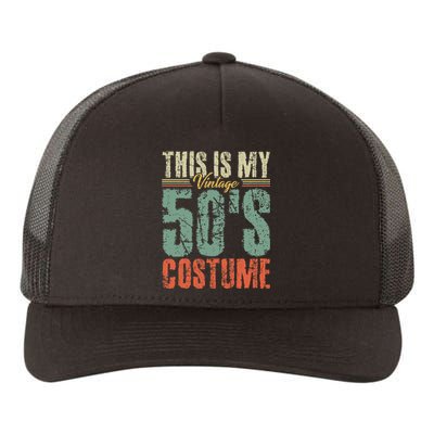 Vintage 50s Costume 50's Outfit 1950s Fashion 50 Theme Party Yupoong Adult 5-Panel Trucker Hat