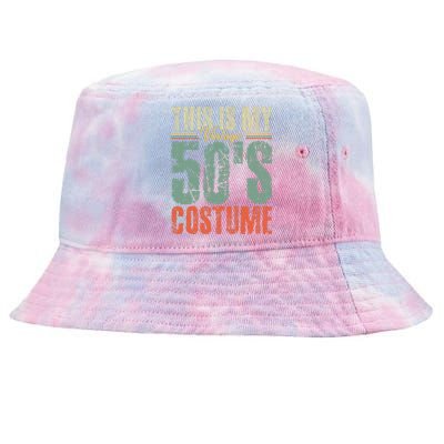 Vintage 50s Costume 50's Outfit 1950s Fashion 50 Theme Party Tie-Dyed Bucket Hat